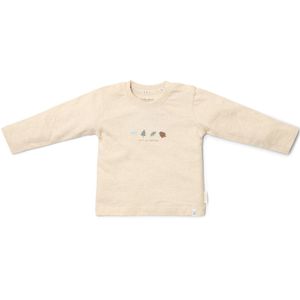 Little Dutch - Forest Friends - T-shirt - Zand - Lange Mouwen - Forest Borduursel