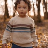 Little Dutch - Baby Trui Lange Mouw - Gebreid - Sand