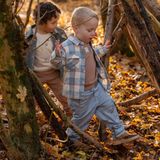 Broek - Blauw - Forest Friends - Joggingstof