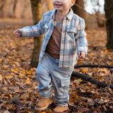 Broek - Blauw - Forest Friends - Joggingstof