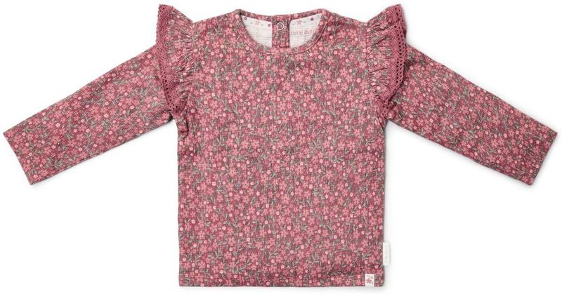 Shirt - Roze - Fairy Garden - Lange Mouw - Bloemen