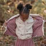 Little Dutch - Cardigan - Sand - Met Bloemetjes