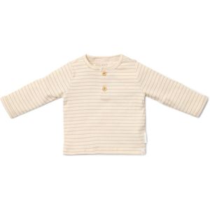 Little Dutch - Baby Shirt - Lange Mouw - Soft Beige Stripe