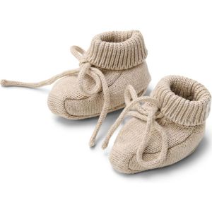 Gebreide Slofjes - Soft Beige Melee - Pantoffels