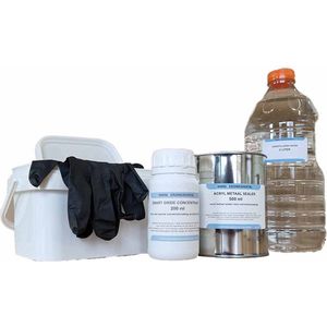 Metaal Chemisch Zwarten Kit Met Sealer - 8 liter , Verzinkshop Sealer