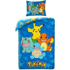 Pokemon Dekbedovertrek  - POK-579BL - POK24-9903 / POK-579BL