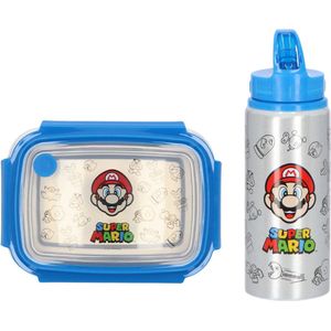 Super Mario Lunchset - Aluminium - 4KO-COMBI-63