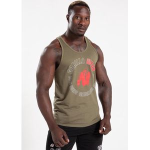 Gorilla Wear - Lafeyette - Tanktop - Legergroen - 100% Polyester