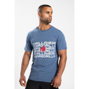 Gorilla Wear Bradley T-shirt - Coronet Blauw