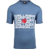 Gorilla Wear Bradley T-shirt - Coronet Blauw