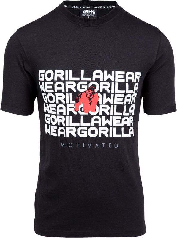 Gorilla Wear Bradley T-shirt - Zwart