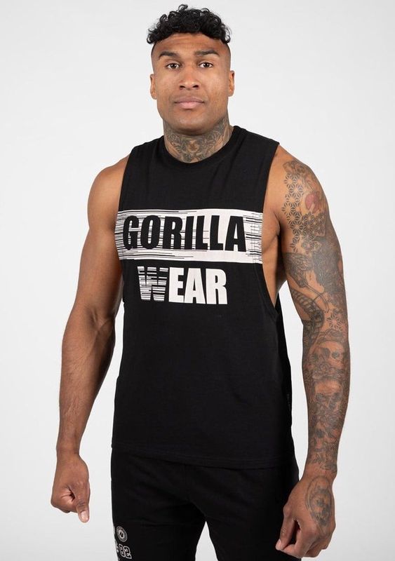 Gorilla Wear - Lopez - Tanktop - Zwart - Biologisch Katoen