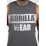 Gorilla Wear - Lopez - Tanktop - Donkergrijs - Biologisch Katoen