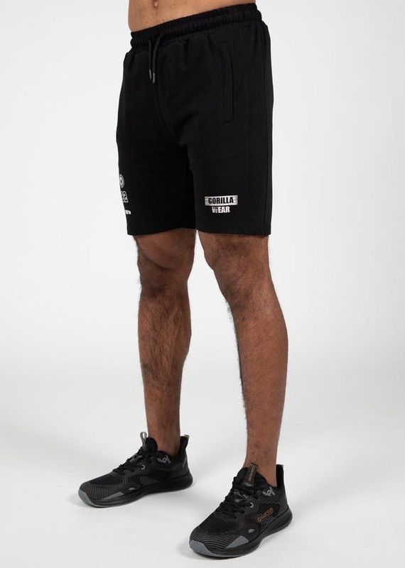 Gorilla Wear - Lopez Shorts - Zwart - Regular Fit - Biologisch Katoen