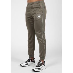 Gorilla Wear - Broxton Track Pants - Legergroen - Regular Fit - Elastische Tailleband
