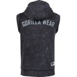 Gorilla Wear Silverdale Mouwloze Hoodie - Zwart