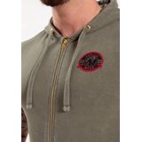 Gorilla Wear Silverdale Mouwloze Hoodie - Legergroen