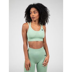 Gorilla Wear Whitney Seamless Sportbeha - Groen - Sportbeha