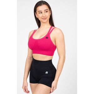 Gorilla Wear - Whitney Sportbeha - Roze - Hoog Stretch Materiaal
