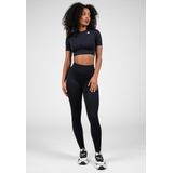 Gorilla Wear - Whitney Seamless Crop Top - Zwart