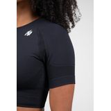 Gorilla Wear - Whitney Seamless Crop Top - Zwart