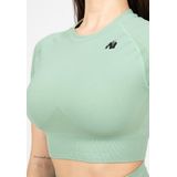 Gorilla Wear - Whitney Seamless Crop Top - Groen