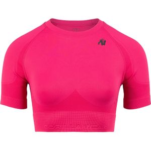 Gorilla Wear - Whitney - Crop Top - Zwart - Ademend - Vochtregulerend