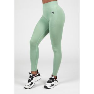 Gorilla Wear - Whitney Seamless Leggings - Groen - Seamless Design - Hoge Taille
