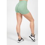 Gorilla Wear - Whitney Seamless Shorts - Groen - Sportbroeken