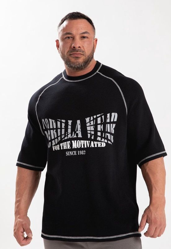 Gorilla Wear Finley Oversized T-shirt - Zwart Rood