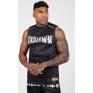 Gorilla Wear - Clayton Tank Top - Zwart/Goud