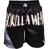 Gorilla Wear Clayton Boxing Shorts - Zwart/Rood