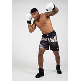 Gorilla Wear Clayton Boxing Shorts - Zwart/Rood