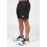 Gorilla Wear - Curtis - Sweat Shorts - Washed Grijs - Elastische Tailleband, Praktische Zijzakken