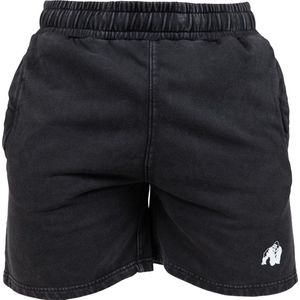 Gorilla Wear - Curtis - Sweat Shorts - Washed Grijs - Elastische Tailleband, Praktische Zijzakken