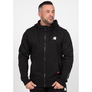 Gorilla Wear - Leon - Sweatvest - Zwart - 60% Biologisch Katoen 40% Gerecycled Polyester