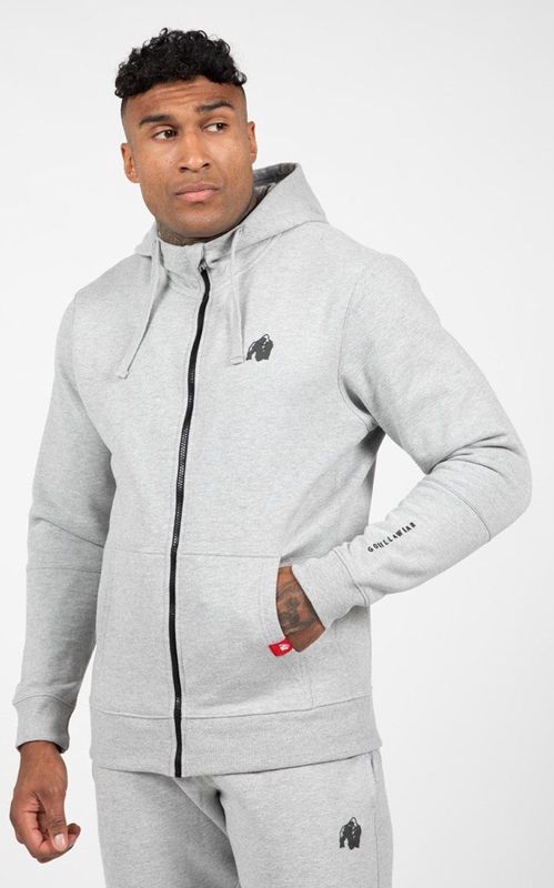 Gorilla Wear - Leon Zipped Hoodie - Sweatvest - Grijs