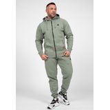 Gorilla Wear - Leon Zipped Hoodie - Groen - Sweatvest