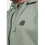 Gorilla Wear - Leon Zipped Hoodie - Groen - Sweatvest