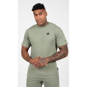 Gorilla Wear - Leon - T-shirt - Groen - Biologisch Katoen