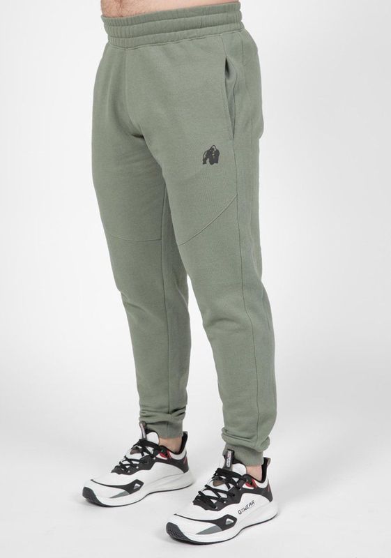 Gorilla Wear - Leon - Joggingbroek - Groen - Relaxed Fit - Biologisch Katoen en Gerecycled Polyester