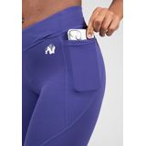 Gorilla Wear - Willow - Leggings - Paars - V-vormige Tailleband - Zijzakken