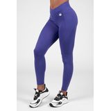 Gorilla Wear - Willow - Leggings - Paars - V-vormige Tailleband - Zijzakken