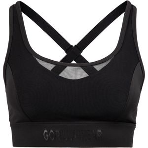 Gorilla Wear - Riley - Sportbeha - Zwart - Hoge Ondersteuning
