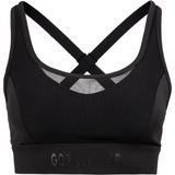 Gorilla Wear - Riley - Sportbeha - Zwart - Hoogste Ondersteuning, Ademend, Vochtregulerend, Elastische Band