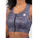Gorilla Wear - Camilla - Sportbeha - Denim Blauw - Medium Ondersteuning