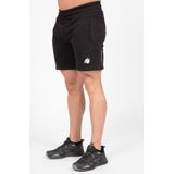 Gorilla Wear - Leon Sweat Shorts - Korte Trainingsbroek - Zwart - Biologisch Katoen en Gerecycled Polyester