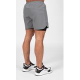 Gorilla Wear - Cortez 2-In-1 Shorts - Antraciet - Gerecycled Polyester