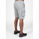 Gorilla Wear - Hudson Cargo - Trainingsbroek - Grijs Melange