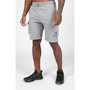 Gorilla Wear - Hudson Cargo - Trainingsbroek - Grijs Melange